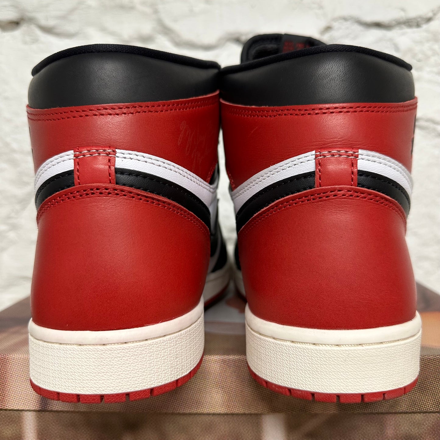 Air Jordan 1 High Black Toe Reimagined Sz 13