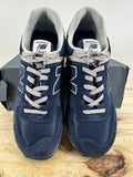 New Balance 574 Navy White Sz 11.5