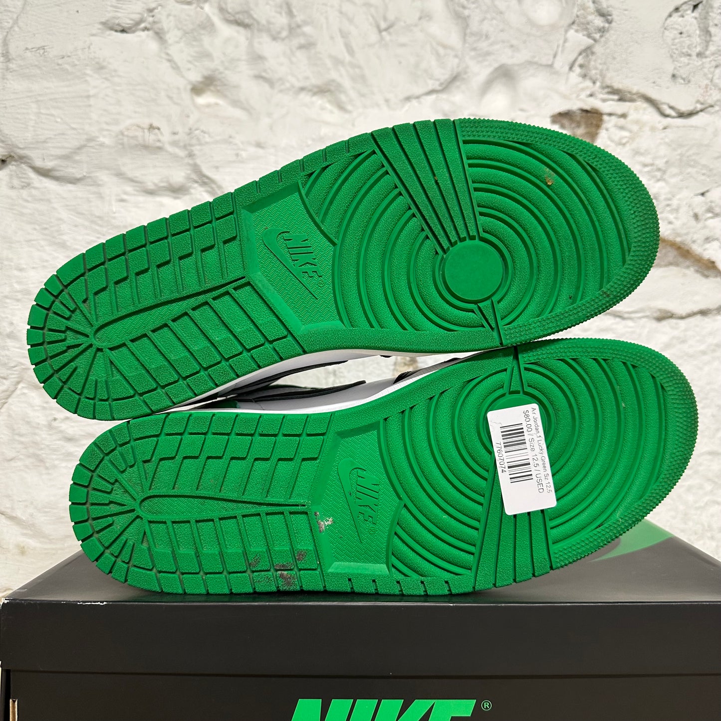 Air Jordan 1 High Lucky Green Sz 12.5