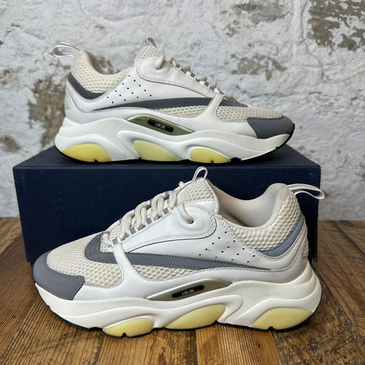 Dior B22 White Gray 3M Sneaker Sz 9 (42)