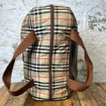 Burberry Plaid Packable Duffle Bag