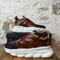 Versace Chain Reaction Wild Black White Sneaker Sz 9 (42)