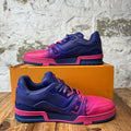 Louis Vuitton Purple Pink Fade Trainer Sneaker Sz 10.5 (9LV)