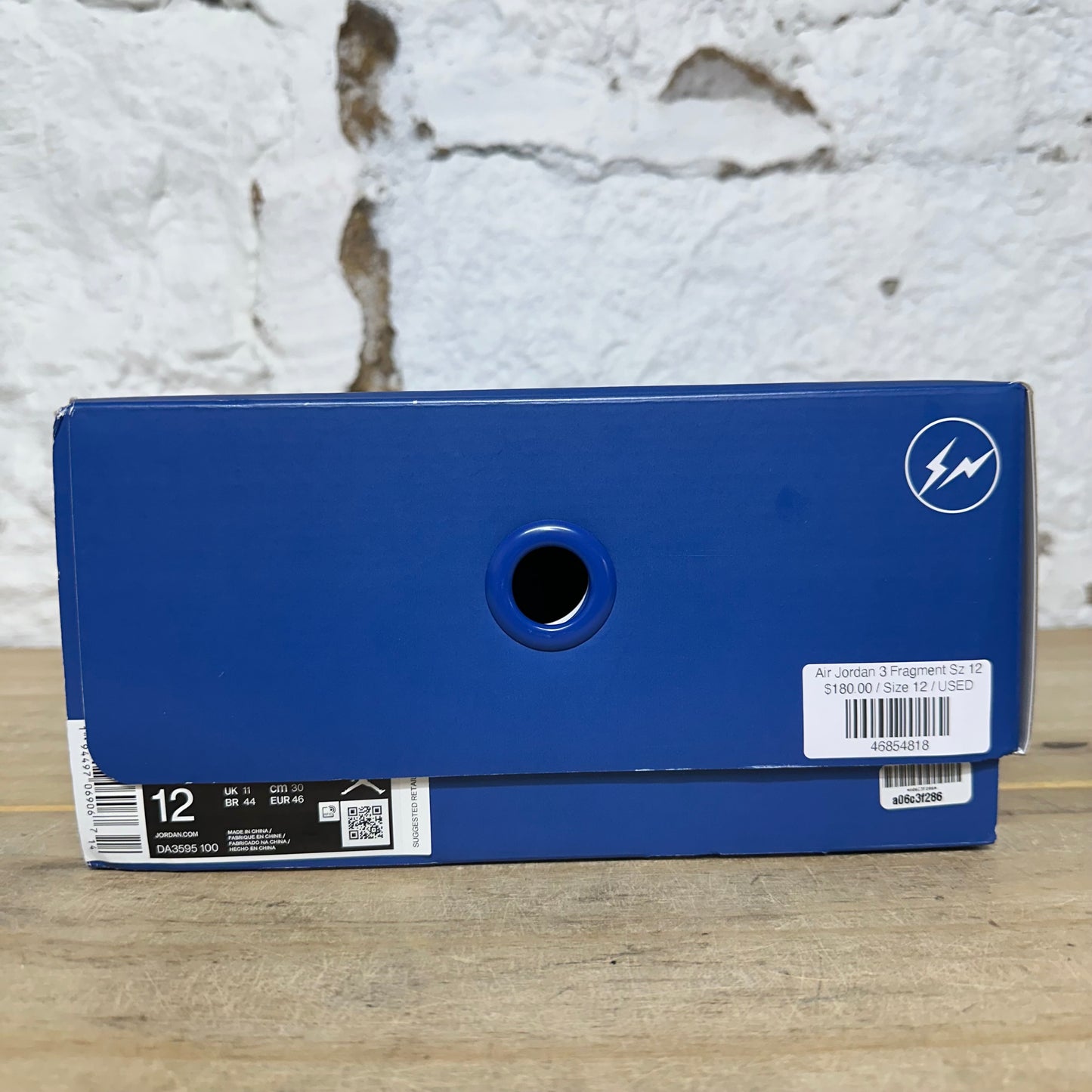Air Jordan 3 Fragment Sz 12