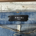 Amiri MX1 Orange Paisley Thrasher Blue Denim Jeans Sz 30