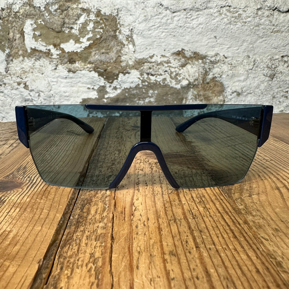 Burberry Aviator Frame Blue Tinted Sunglasses W/ Box