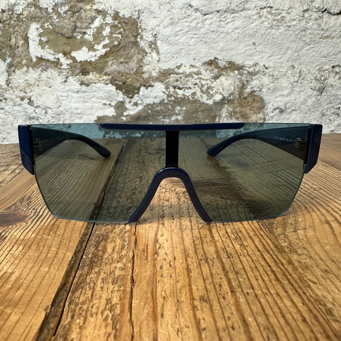 Burberry Aviator Frame Blue Tinted Sunglasses W/ Box