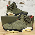Air Jordan 6 Travis Scott Olive Sz 8