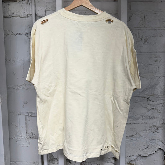 Vale Freedom Cream T-Shirt Sz S