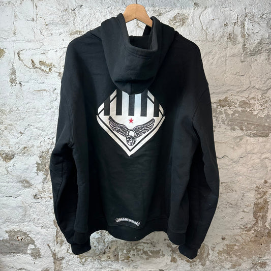 Chrome Hearts FOTI Thermal Zip Up Hoodie Black Sz L