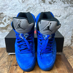 Air Jordan 5 Blue Suede Sz 10