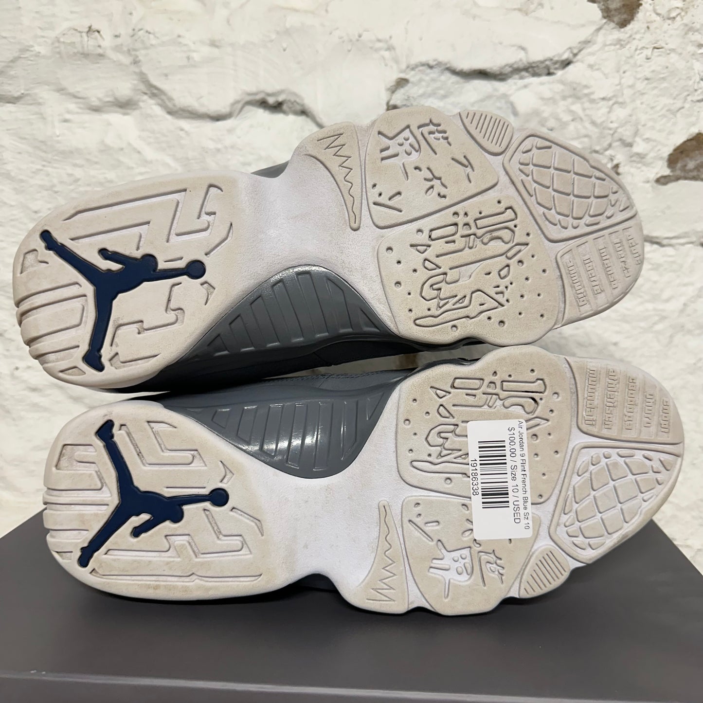 Air Jordan 9 Flint French Blue Sz 10