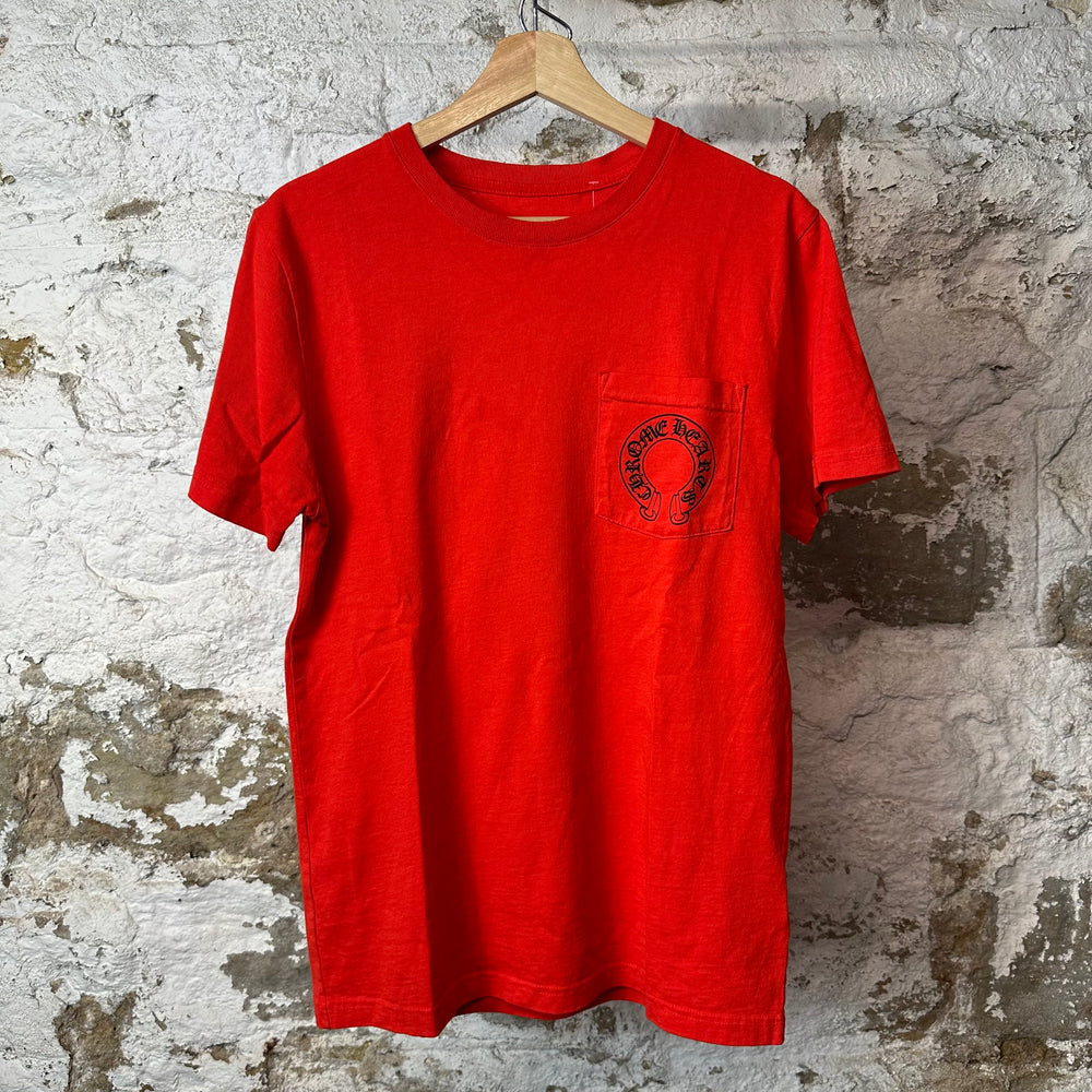 Chrome Hearts Matty Boy Chomper Red T-Shirt Sz S