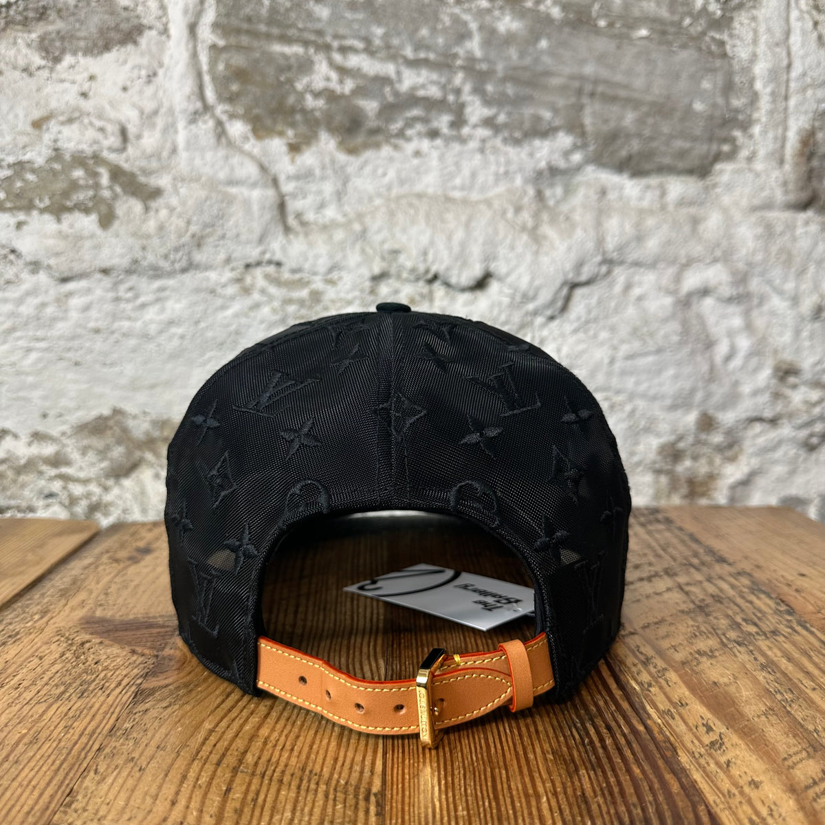 Louis Vuitton Tourist Purist Black Mesh Monogram Hat Sz 58