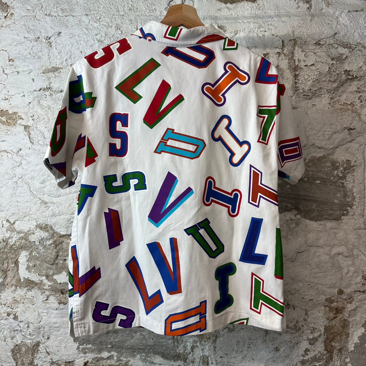 Louis Vuitton NBA White Button Up Shirt Sz M