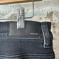 Amiri MX1 Red Tie Dye Black Denim Jeans Sz 34