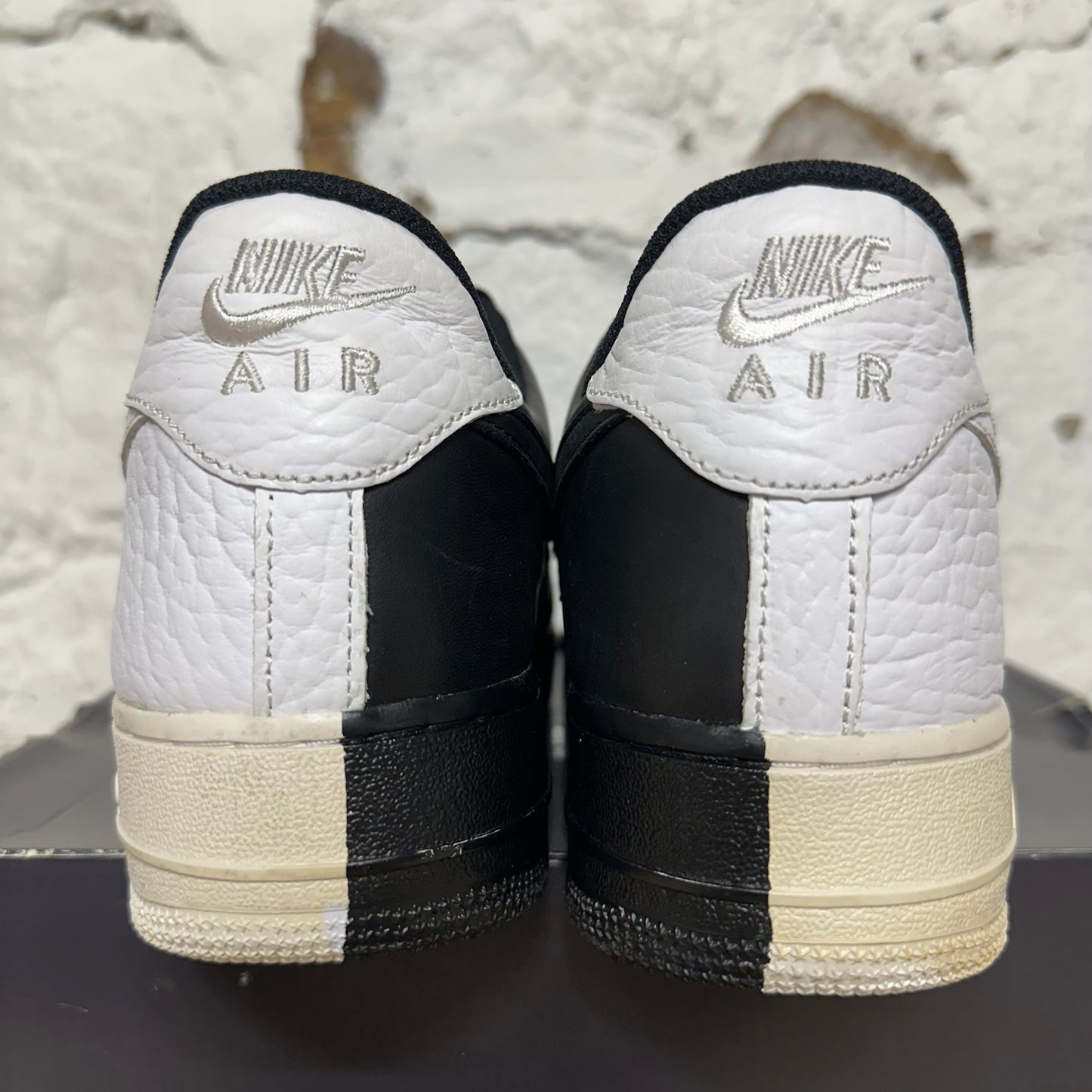 Nike Air Force 1 Low Split White Black Sz 11