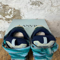 Lanvin Curb Teal Blue Lace Green Blue Sneaker Sz 8 (41)