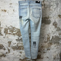 Amiri MA Drip Light Blue Denim Jeans Sz 33