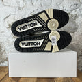 Louis Vuitton Black White Strap Trainer Sneaker Sz 10.5 (9LV)