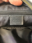 Gucci Black Monogram Wristlet/Pouch