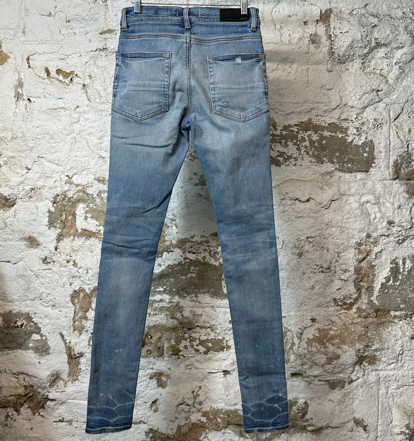 Amiri MX1 Black Playboy Blue Denim Jeans Sz 28
