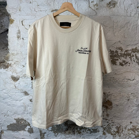 Amiri Theatre Spell T-shirt Tan Sz XL