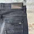 Amiri Reaper Logo Black Denim Jeans
