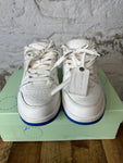 Off White Out Office White Blue Sneaker Sz 7 (40)