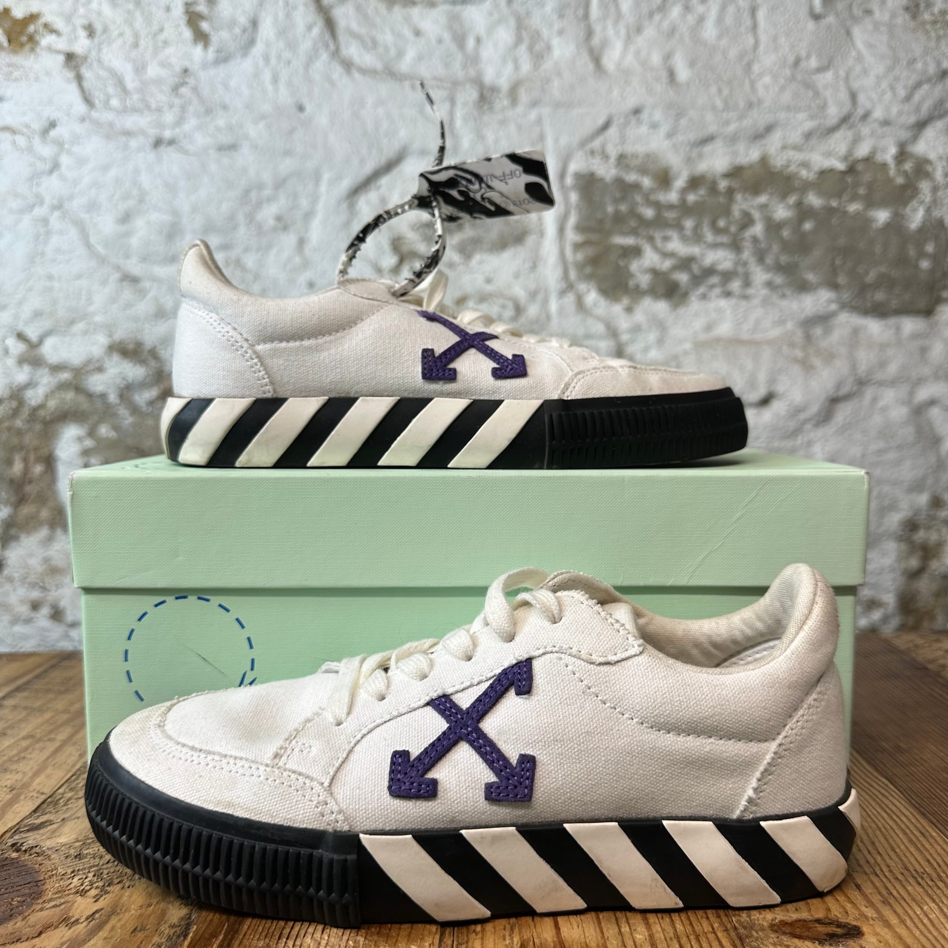 Off-White Purple Arrow White Vulc Sneaker Sz 5 (37)