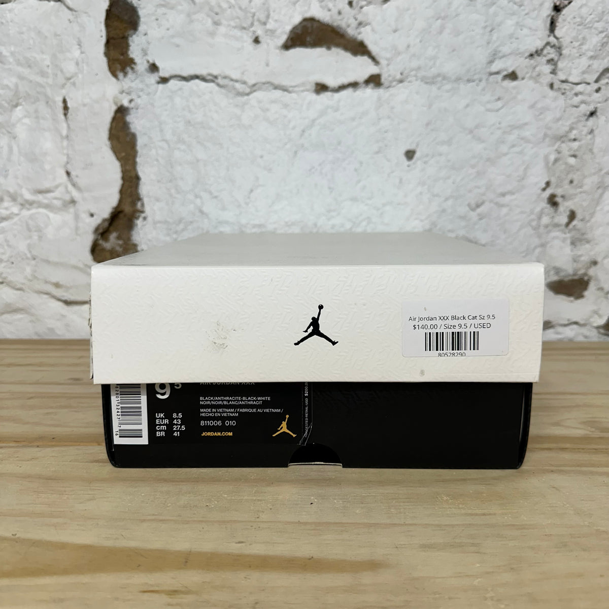 Jordan XXX Black Cat Sz 9.5