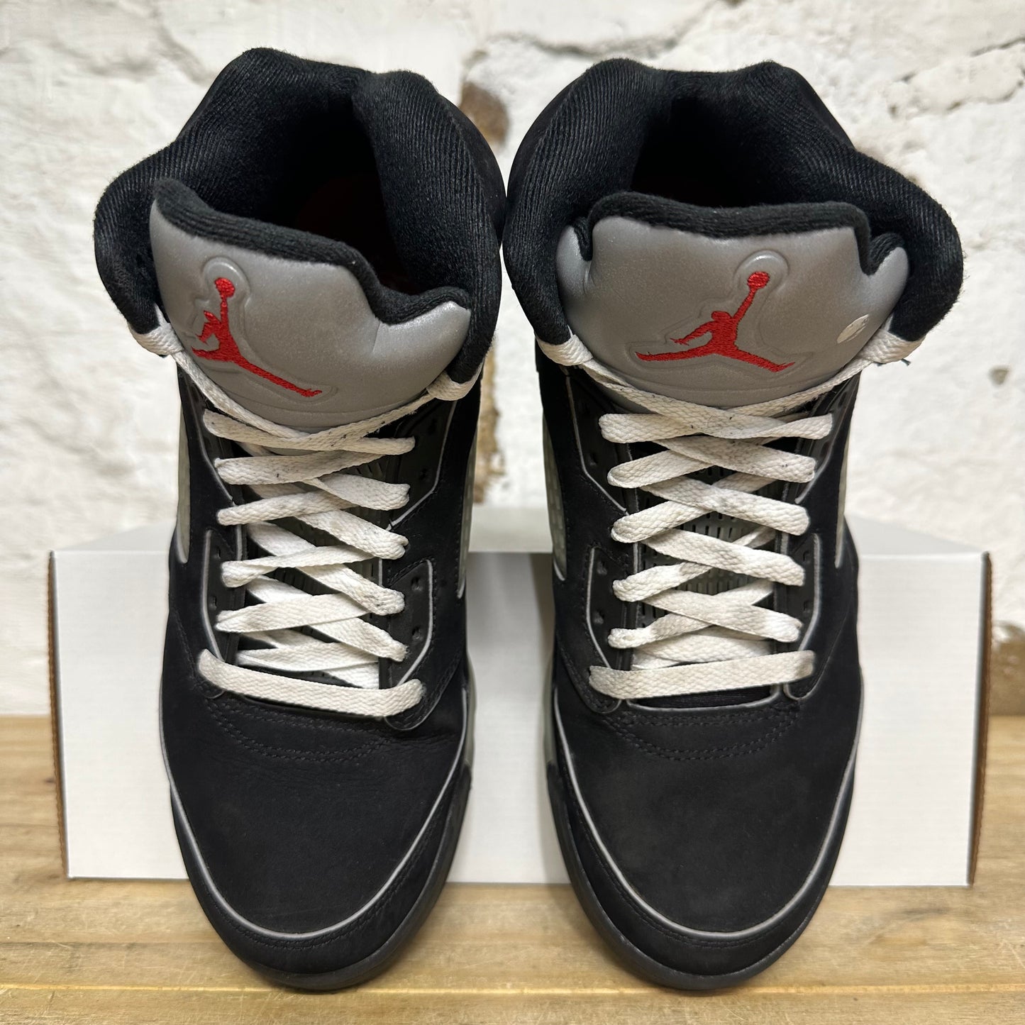 Air Jordan 5 Black Metallic Reimagined Sz 8