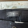 Amiri Plain Faded Black Distressed Denim Jeans Sz 32