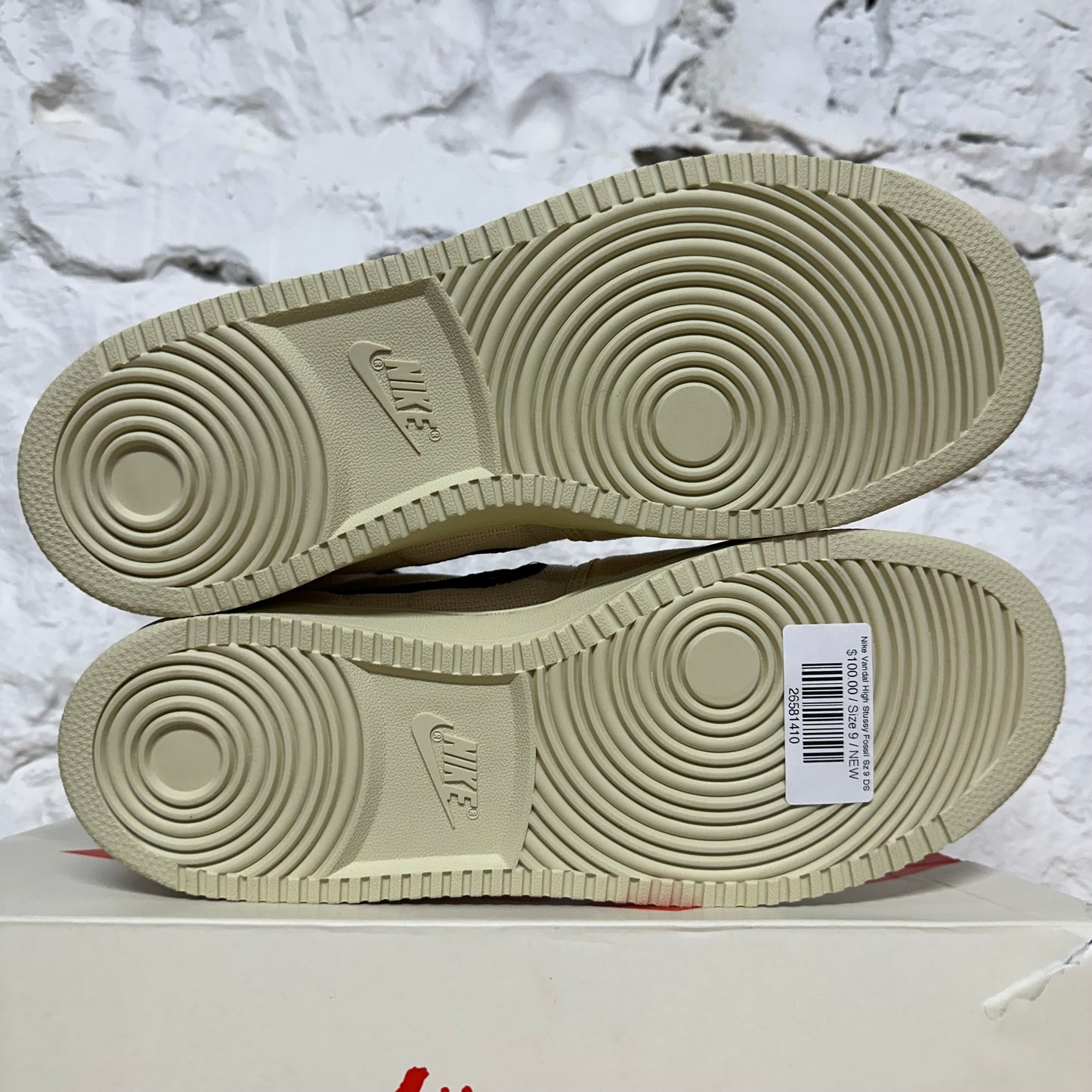 Nike Vandal High Stussy Fossil Sz 9 DS