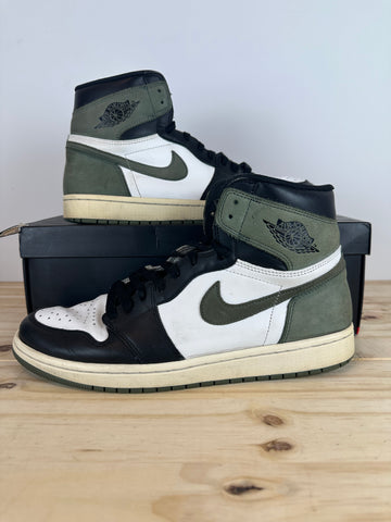 Air Jordan 1 High Clay Green Sz 11