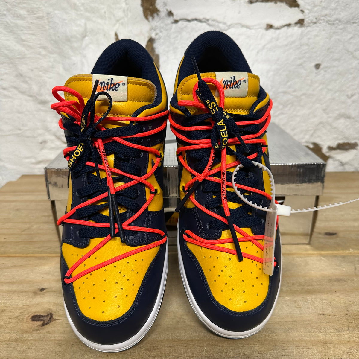 Nike Dunk Low Off-White University Gold Sz 11