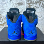 Air Jordan 5 Blue Suede Sz 10