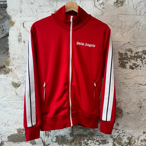 Palm Angels Zip Red Track Jacket Sz M