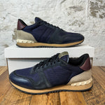 Valentino Navy Tan Sneaker Sz 10 (43) No Box