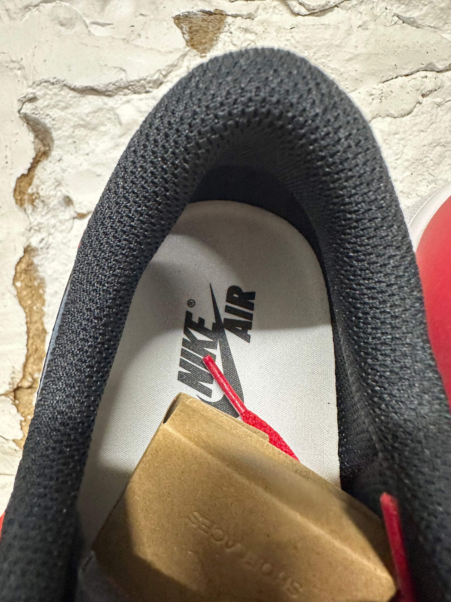 Air Jordan 1 Low Black Toe Sz 12 DS