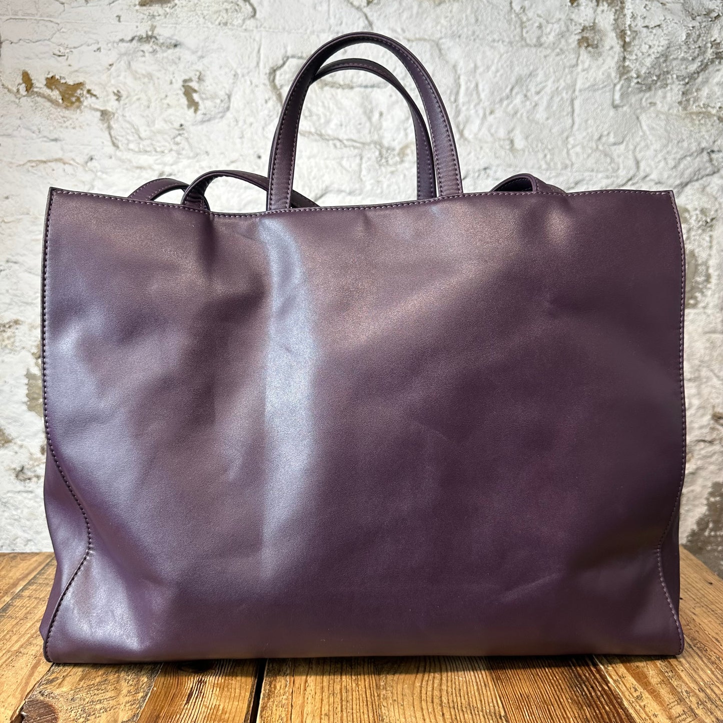 Telfar Large Eggplant Shopping Bag