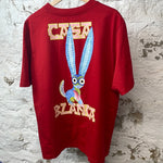 Casablanca Rabbit T-shirt Red Sz XXXL