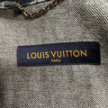 Louis Vuitton Blue Monogram Tapestry Button Up Shirt Sz S