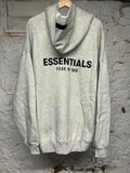 Fear of God Essentials Light Oatmeal Hoodie Sz XL DS