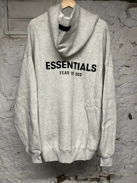 Fear of God Essentials Light Oatmeal Hoodie Sz XL DS