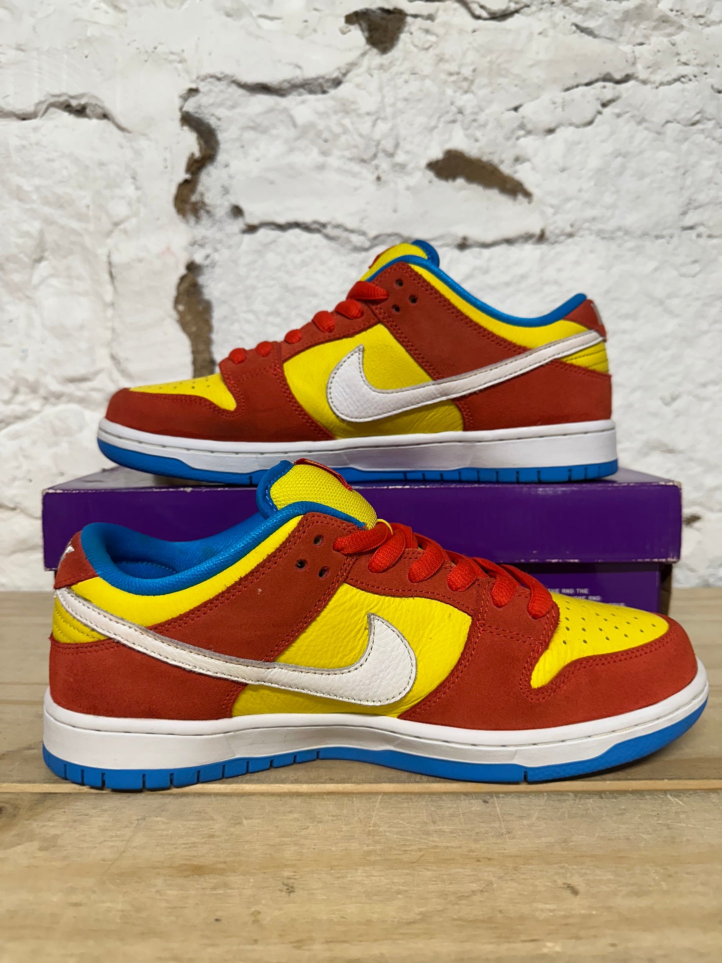 Nike Dunk Low Bart Simpson Sz 9