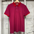 Burberry Small Logo Red Polo Shirt Sz M