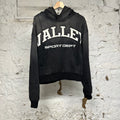 Vale Sports Dept Black Hoodie Sz S