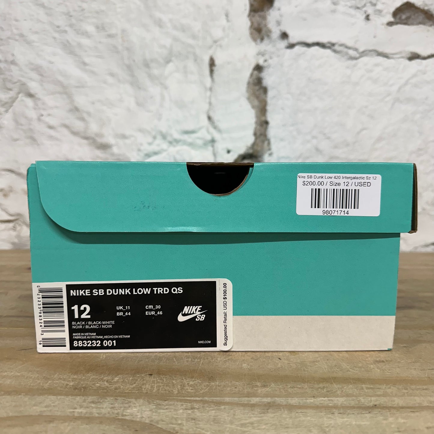Nike SB Dunk Low 420 Intergalactic Sz 12