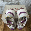 Dolce Gabbana White Purple Nylon Daymaster Sneaker Sz 5.5 (37.5)